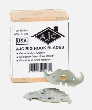 Hook Blade Knives (100 Pack)  Shop Top-Quality Hook Blades Made from the  Toughest Steel - AJC Tools & Equipment