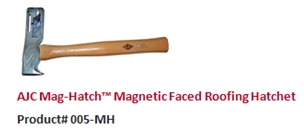 AJC Mag-Hatch Magnetic Faced Roofing Hatchet